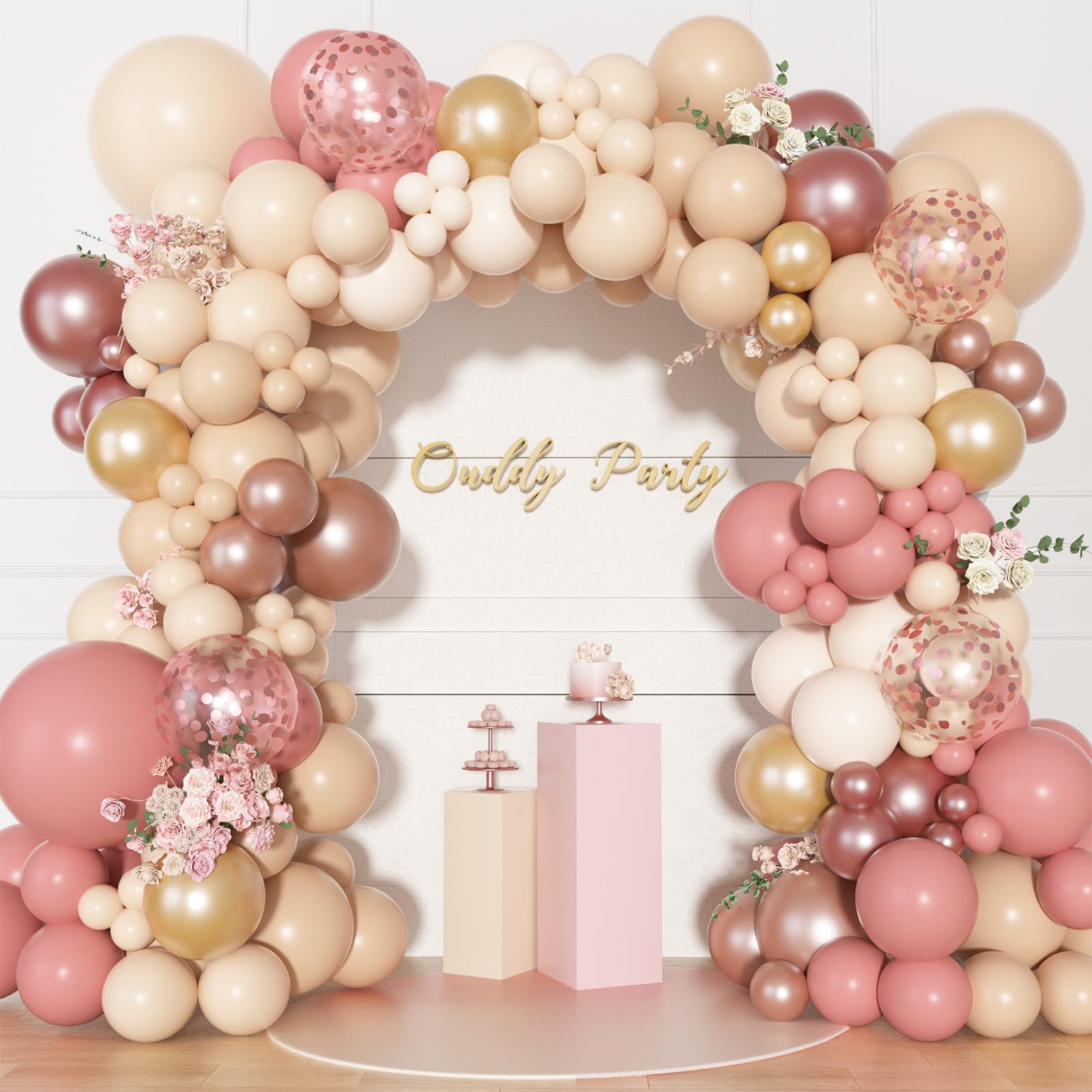 Ouddy Party balloon accessories for easy inflation and secure knotting.