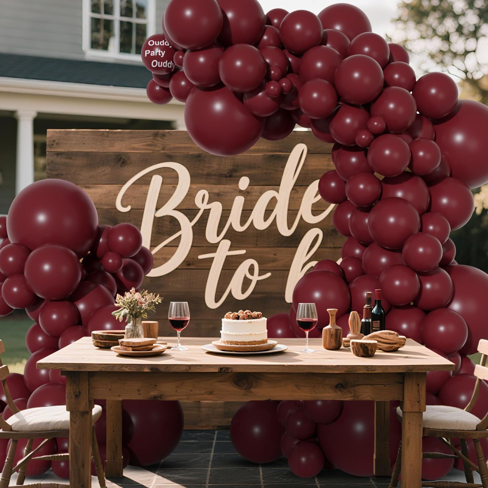 Ouddy Party balloon arch kit enables quick, eye-catching backdrops