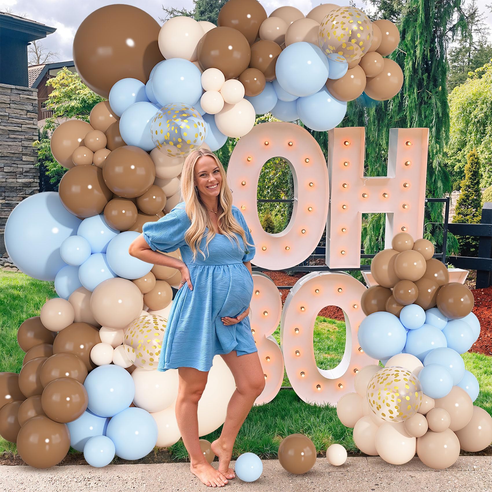 Ouddy Party bear-themed kit inspires playful baby shower decorations for boys