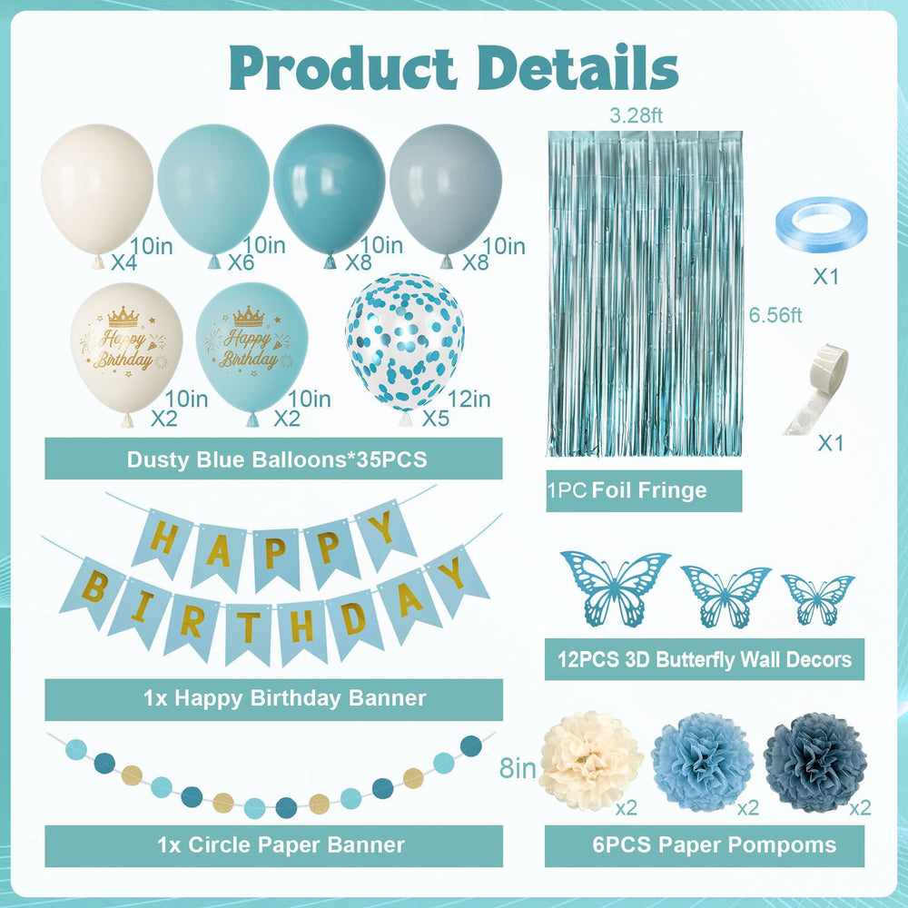 Ouddy Party paper pom-poms provide texture and color for birthday decor