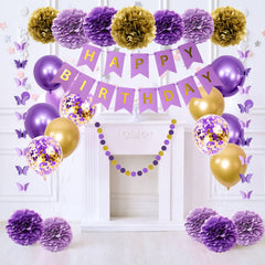 Ouddy Party circle dots banner extends playful decor along walls or ceilings.