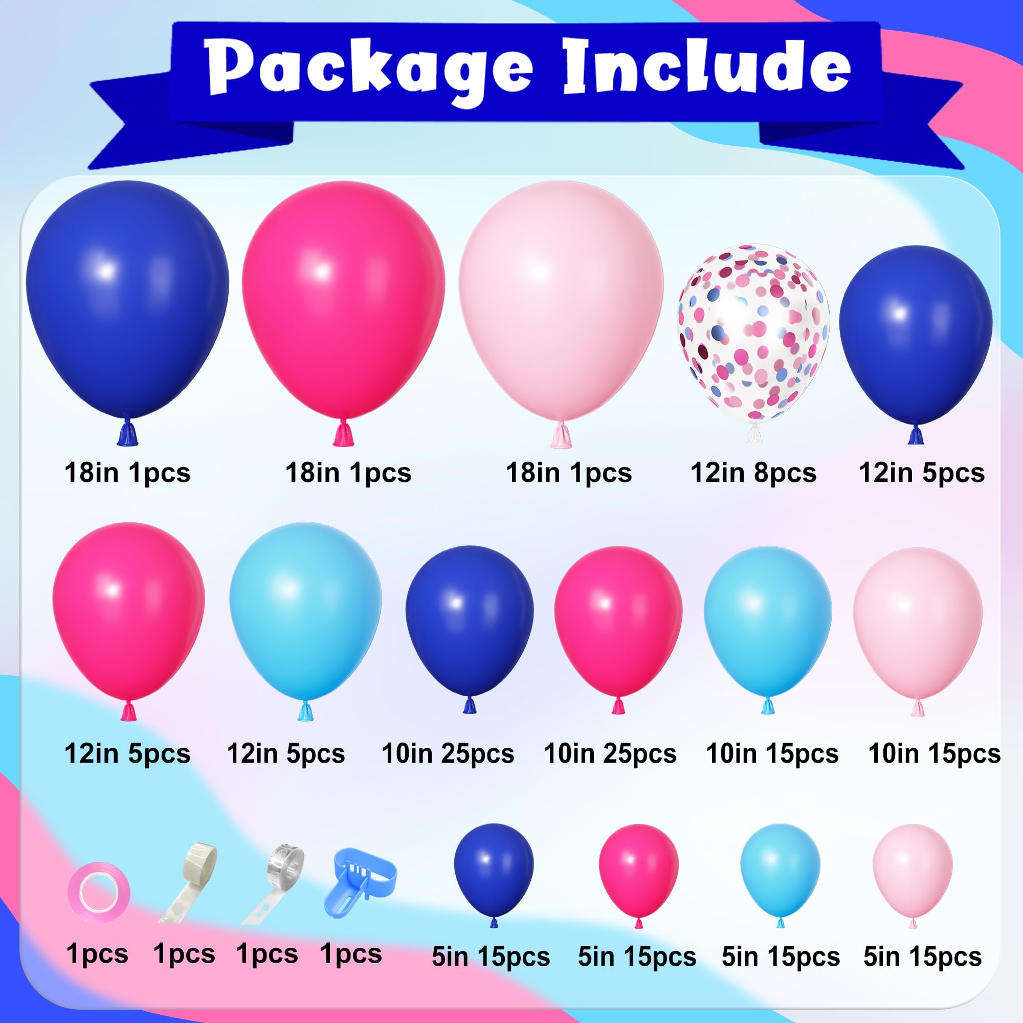 Ouddy Party confetti balloons brighten parties with festive sparkle.