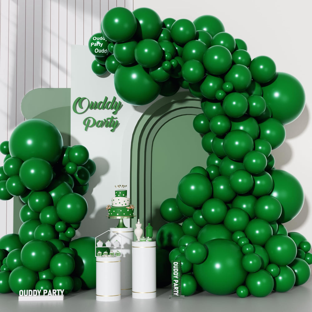 Ouddy Party 18 inch dark green balloon for bold centerpieces and photos