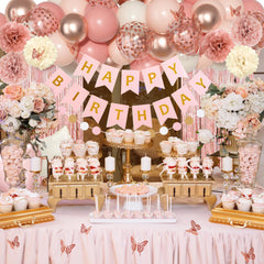 Ouddy Party dusty pink balloons for elegant celebrations
