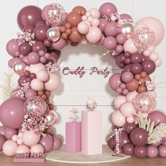 Ouddy Party 12in confetti balloons add festive texture to celebrations.