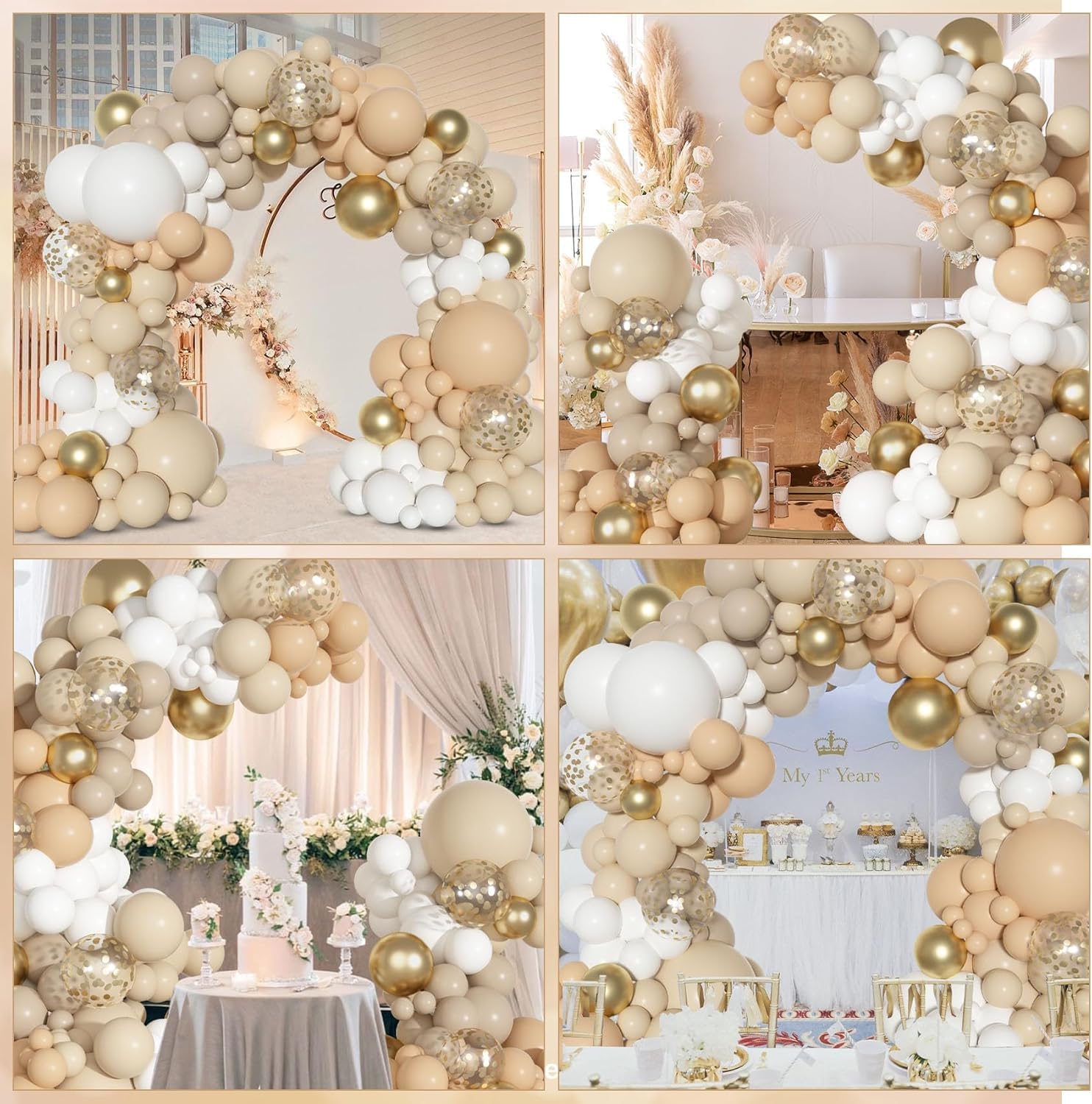 Ouddy Party easy assembly balloon arch for a stunning backdrop