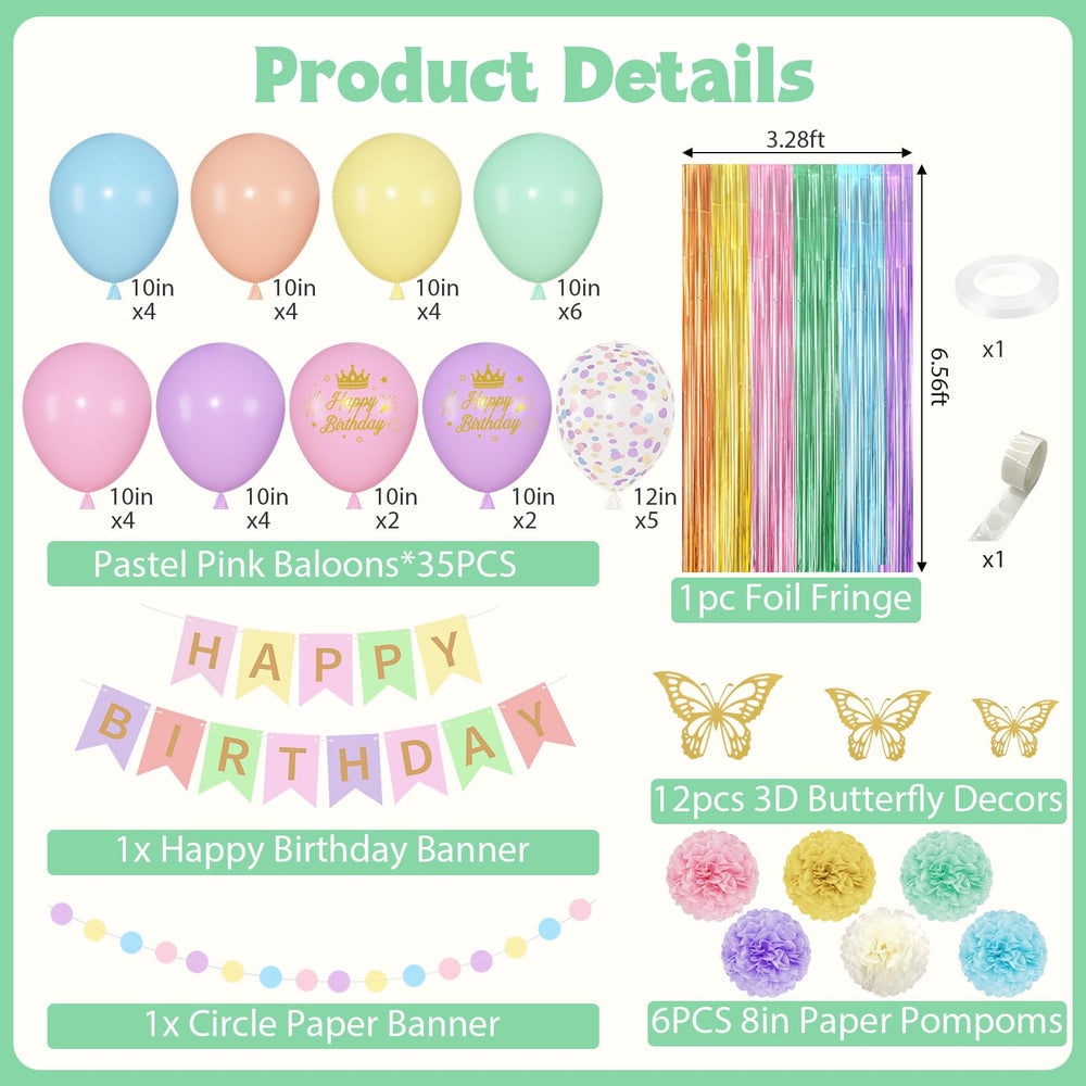 Ouddy Party foil fringe curtain creates a shimmering entry glow.