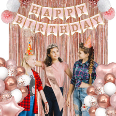 Ouddy Party foil letters balloons spell celebratory phrases with a shiny finish.