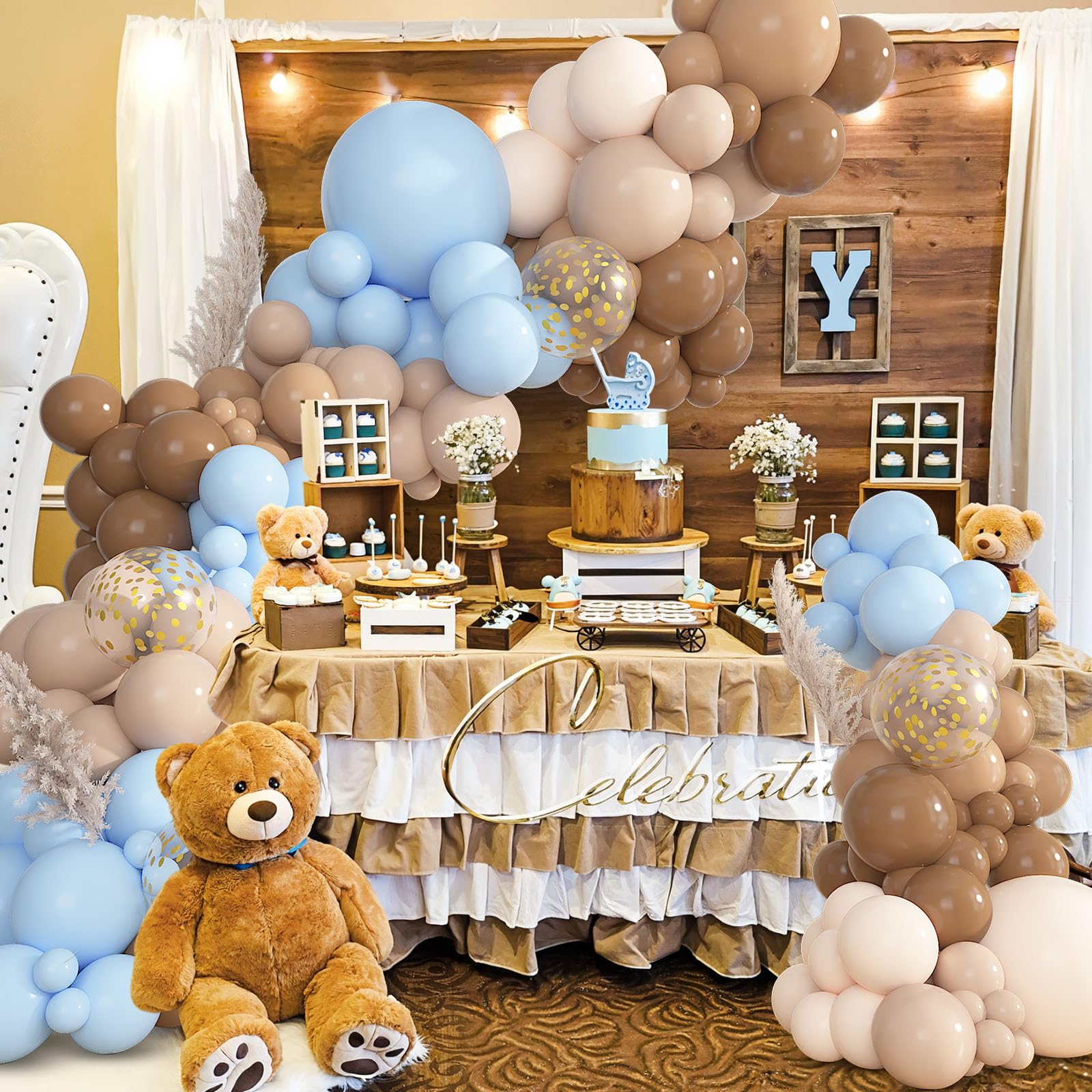 Ouddy Party versatile kit suitable for baby showers, gender reveals, weddings, and birthdays