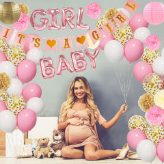 Ouddy Party gold tender pink white balloons offer versatile decorating options