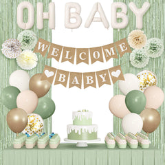Ouddy Party green fringe curtain adds texture to photos and entrances.