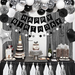Ouddy Party hanging swirls with balloon tools enable quick, flexible setup.
