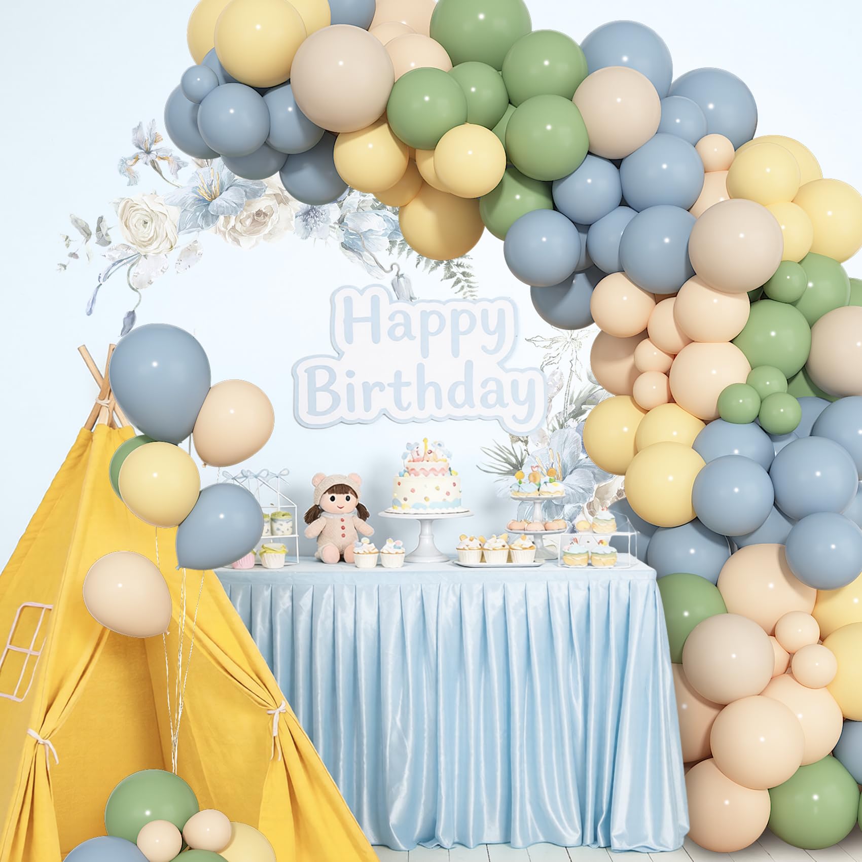 Ouddy Party nude 12in balloons for versatile styling