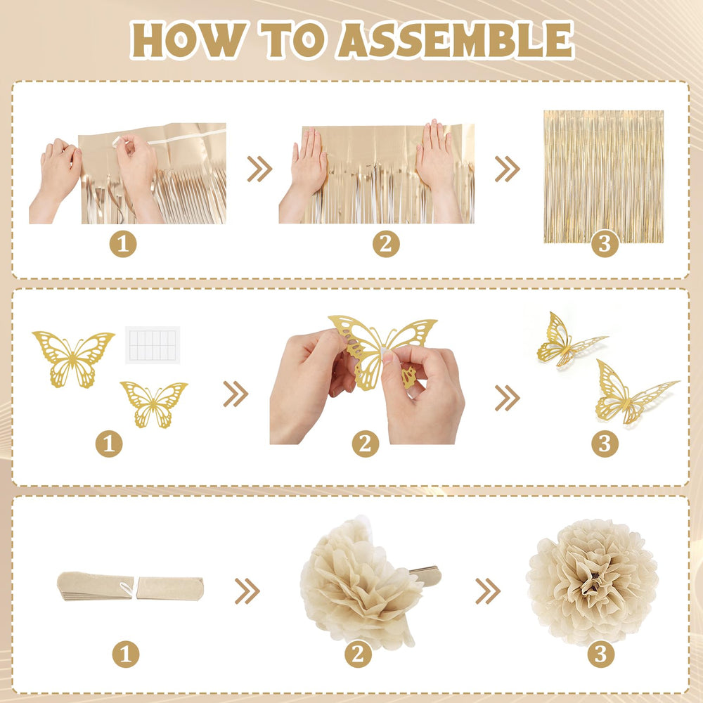Ouddy Party paper pom poms add texture and whimsy to celebrations.