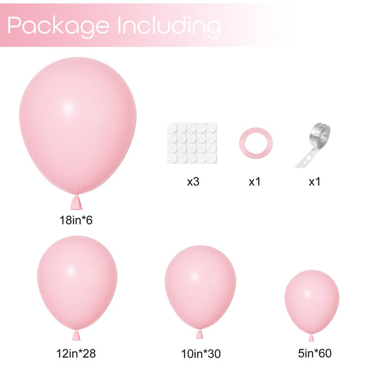 Ouddy Party pink 12in balloons versatile decor and garlands