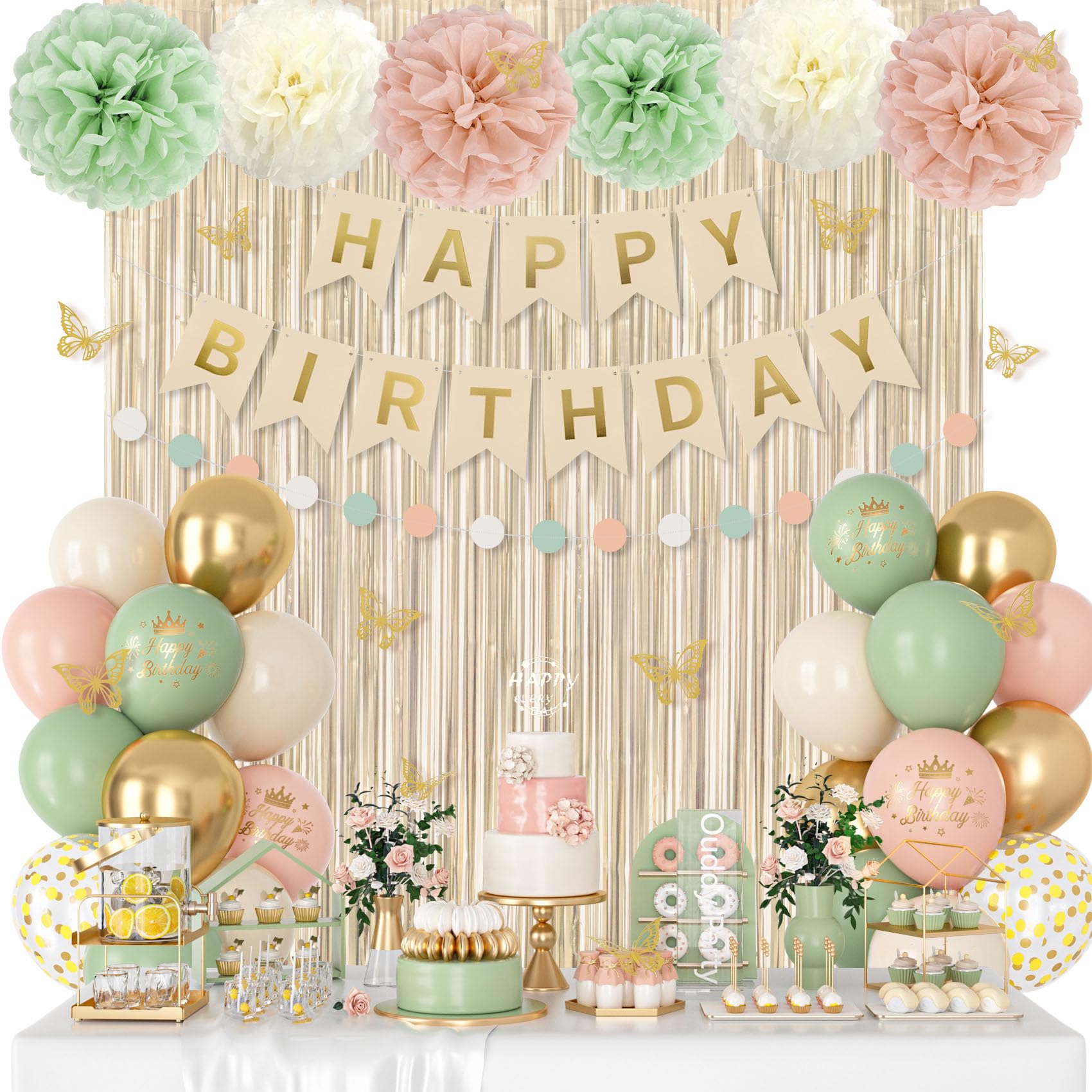 Ouddy Party pink confetti balloons add festive sparkle for celebrations.
