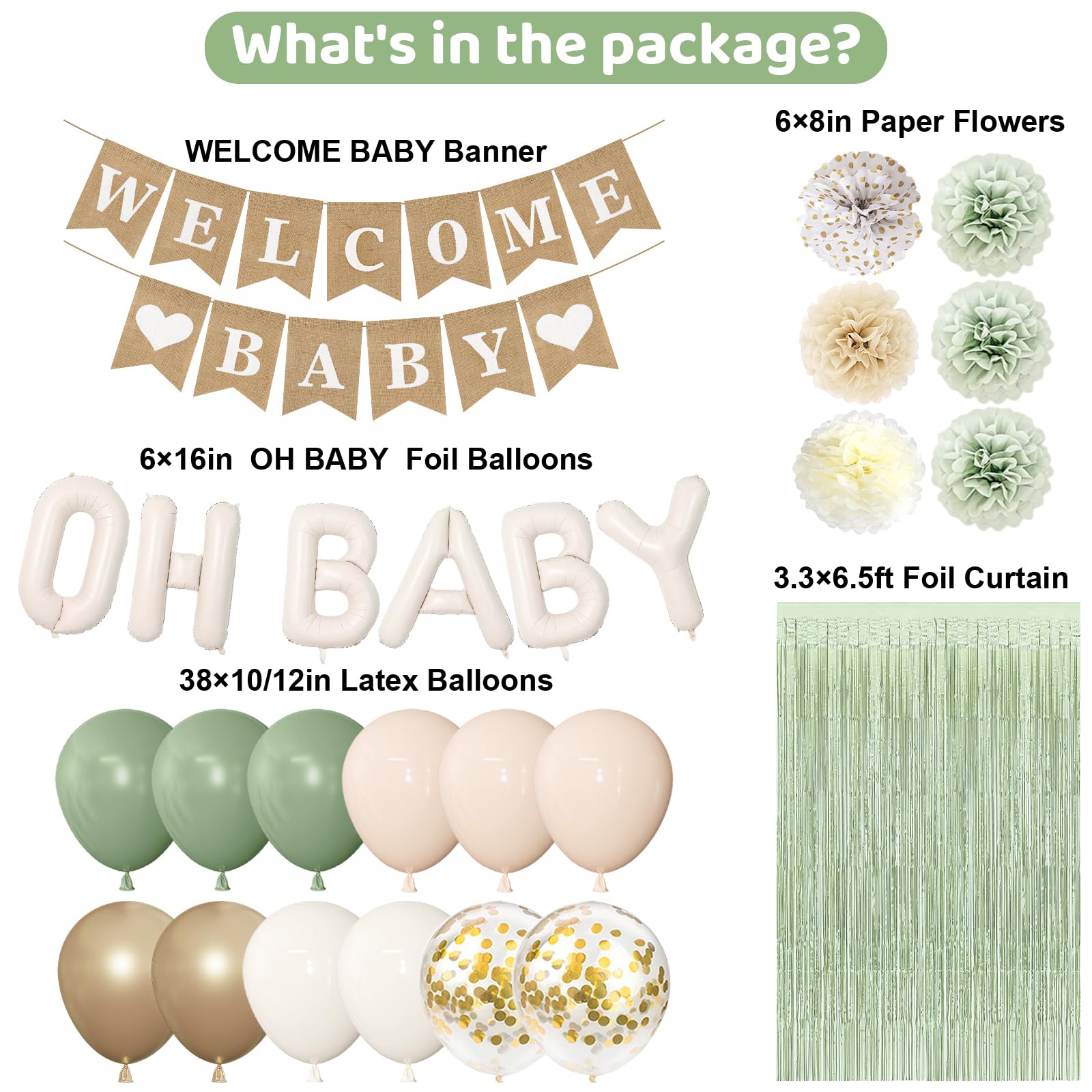 Ouddy Party pompoms brighten tables and decor accents.