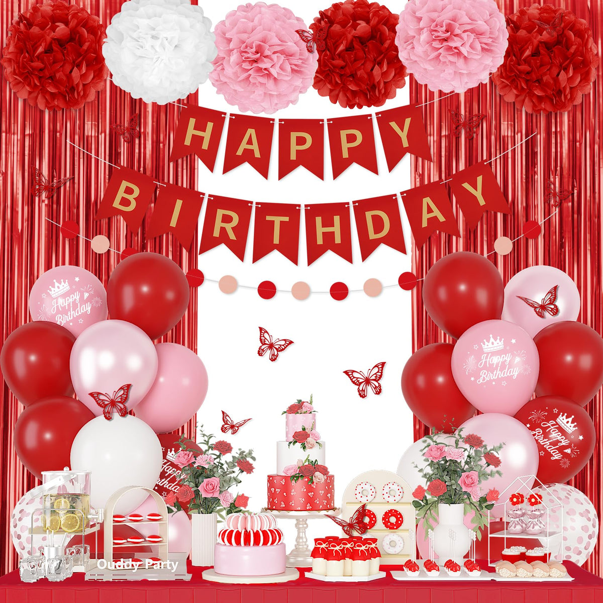 Ouddy Party confetti balloons brighten birthdays with festive sparkle