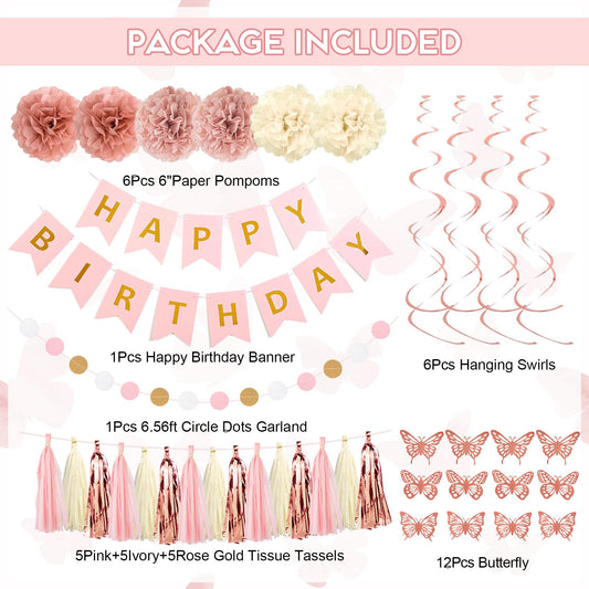 Ouddy Party rose gold fringe curtains add luxe sparkle