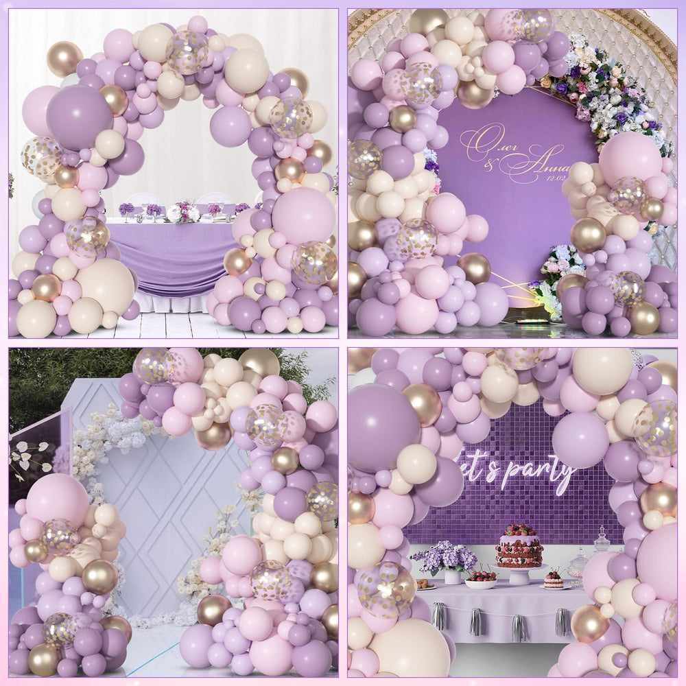 Ouddy Party rose gold metal confetti balloon adds luxe accents