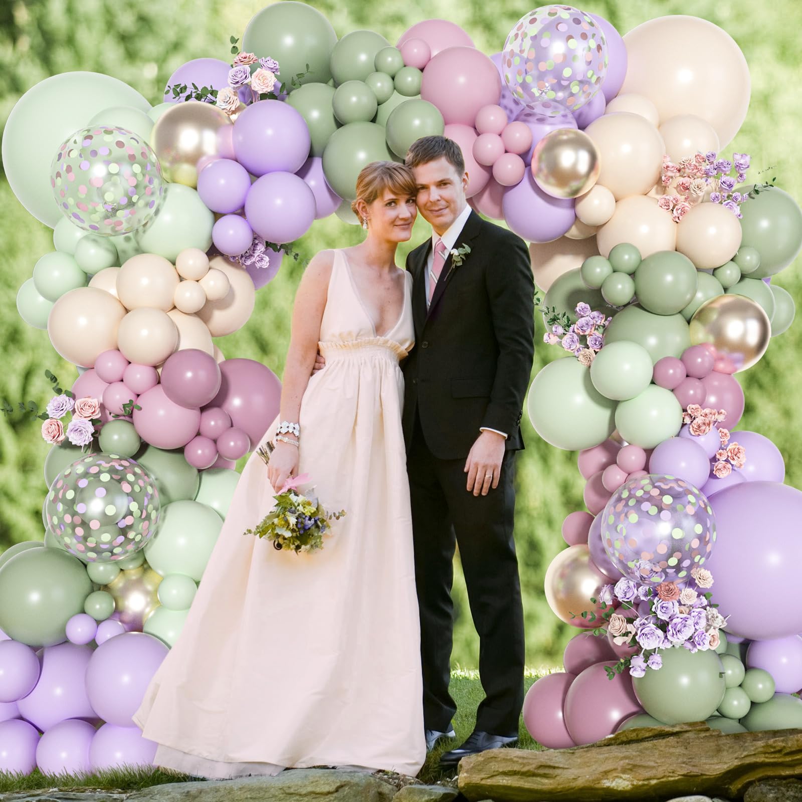 Ouddy Party spring arch backdrop ideal for baby showers and birthdays.