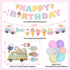 Ouddy Party sprinkle balloons add bright, multi-colored accents to the decor