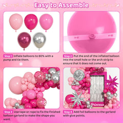 Ouddy Party balloon arch kit assembly tools for quick setup