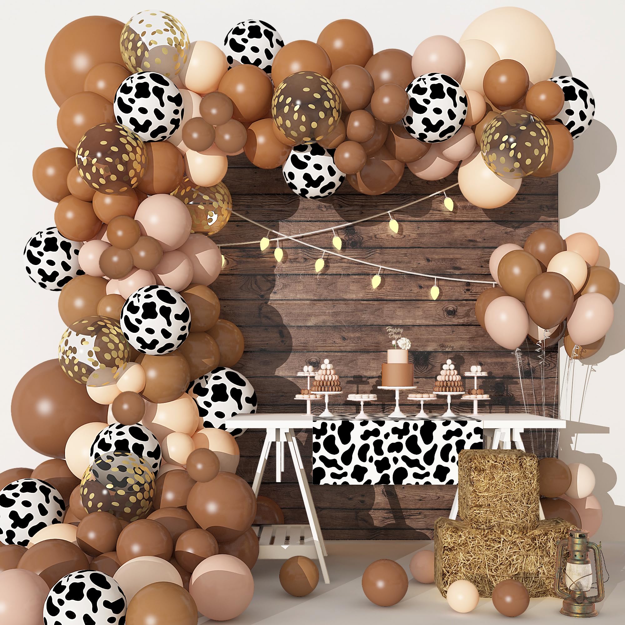 Ouddy Party western party setup frames a memorable baby shower or birthday.