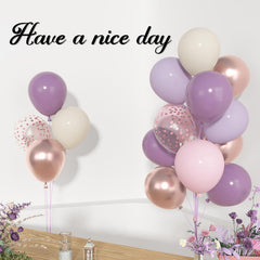 Ouddy Party white sand 12in balloons create airy accents