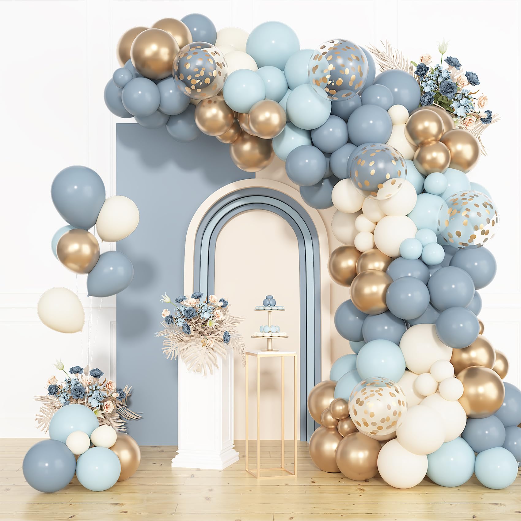 Ouddy Party white sand balloons add gentle contrast to celebrations.