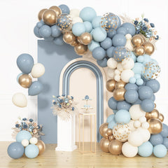 Ouddy Party white sand balloons add gentle contrast to celebrations.