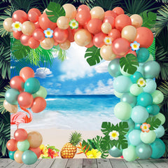 Ouddy tropical party arch kit is safe for kids with adult supervision