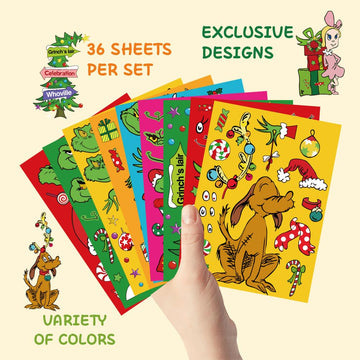 OUDE HOWER self-adhesive stickers with bright prints for easy decorate-and-peel projects.