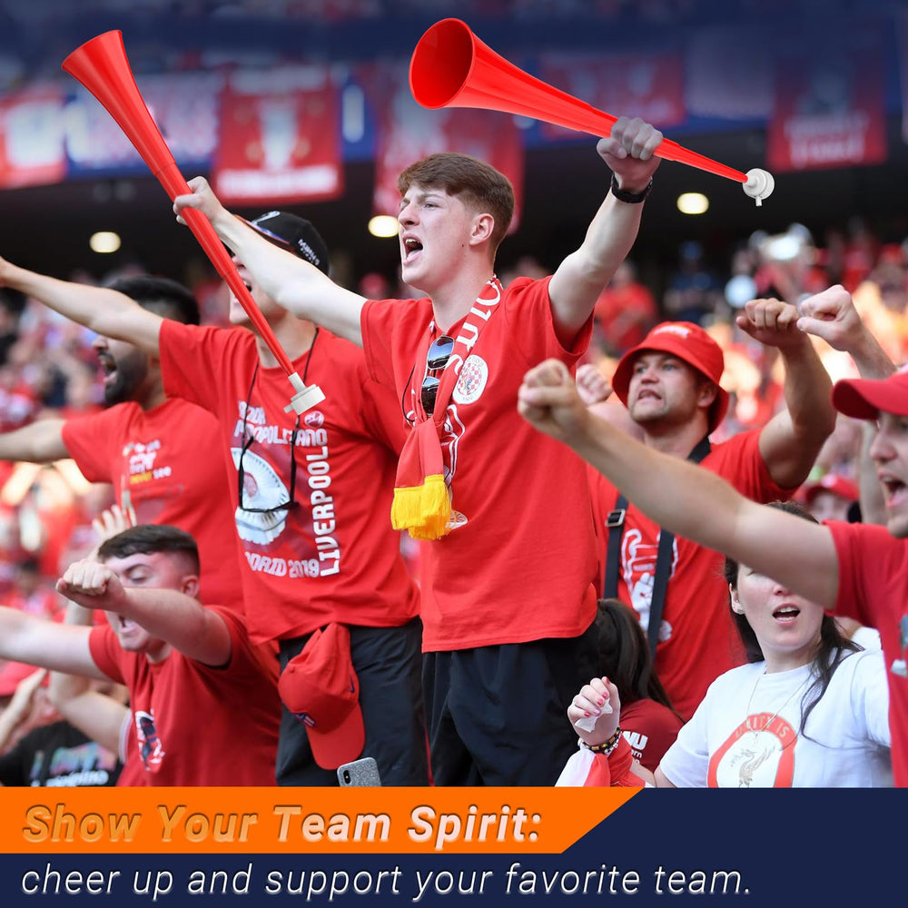 Ouffun stadium horn amplifies cheer for sports events and large crowds.
