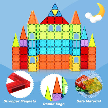 OugerToy STEM tiles support geometry, color recognition, and spatial reasoning
