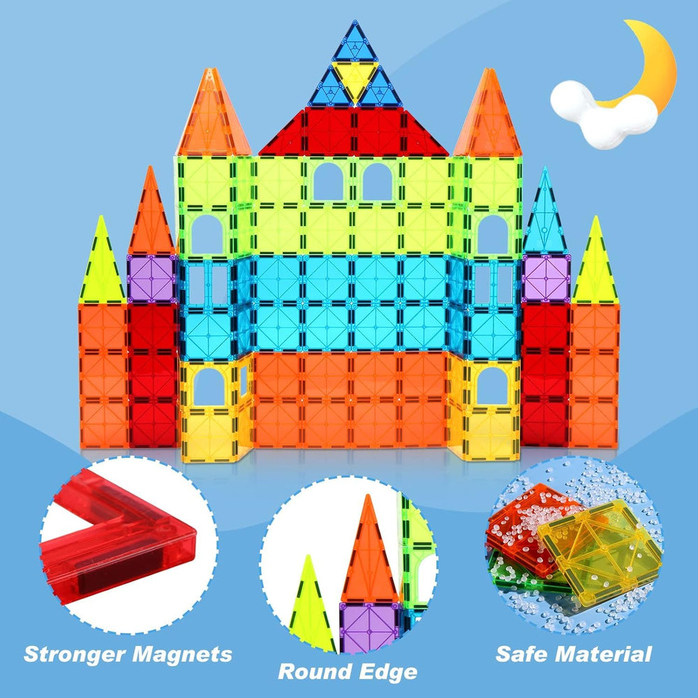 OugerToy STEM tiles support geometry, color recognition, and spatial reasoning