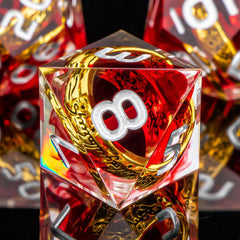 OUKELANWO hand-sanded polished ring dice support smooth rolling.