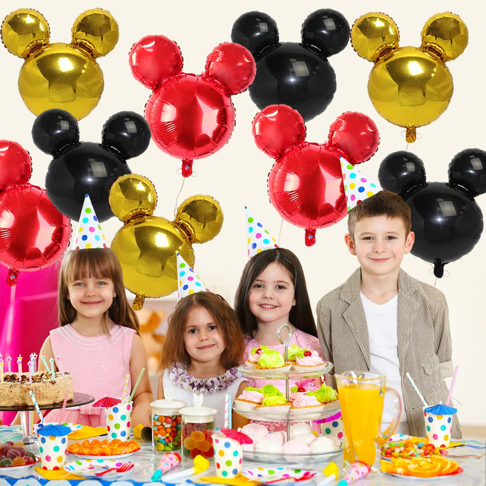 OULUN 27-inch red mouse balloon as a bright birthday decor accent