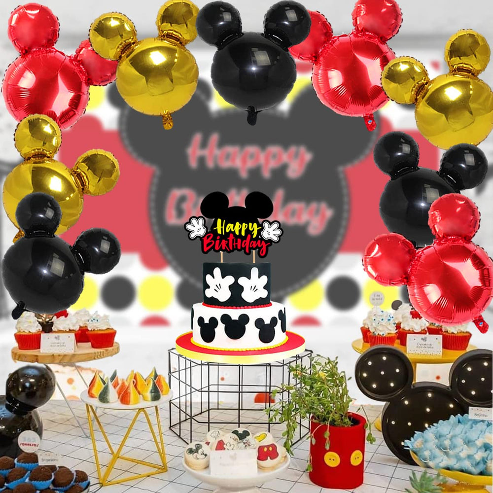 OULUN 27-inch yellow mouse balloon adds cheerful color to the party