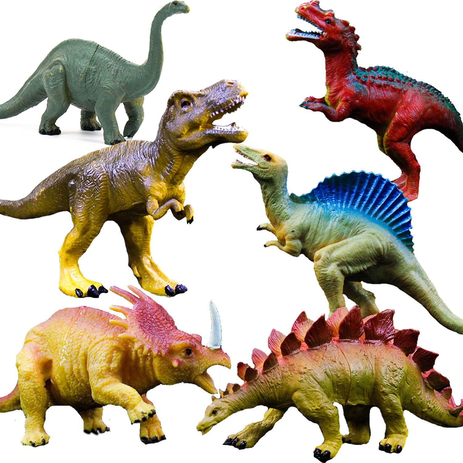 OuMuaMua T-Rex dinosaur toy front view for imaginative pretend play