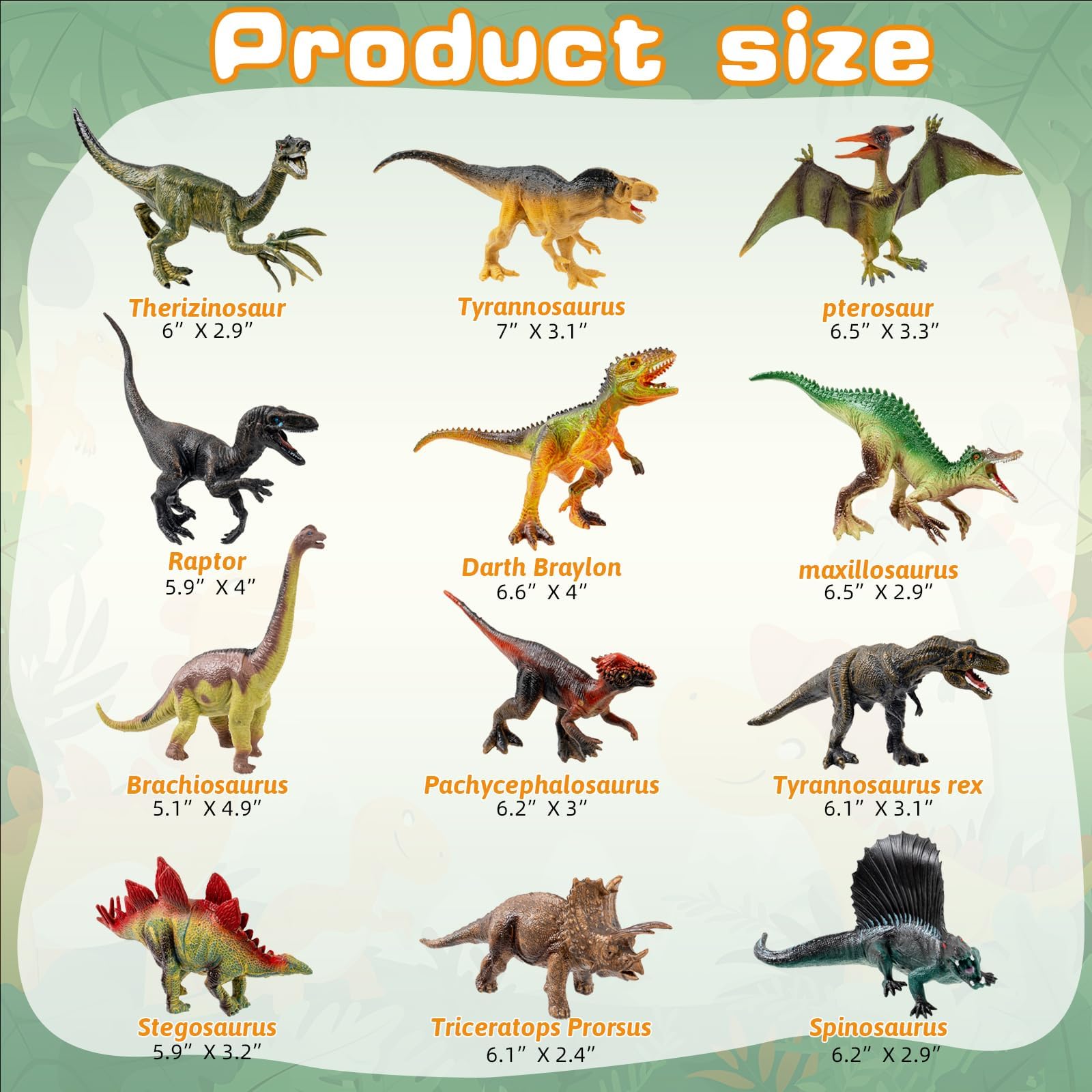 OuMuaMua Monoclonius toy, 6-7 inches, supports imaginative storytelling and learning.