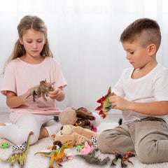 OuMuaMua dinosaur party favors, durable plastic, bring fun to birthdays.