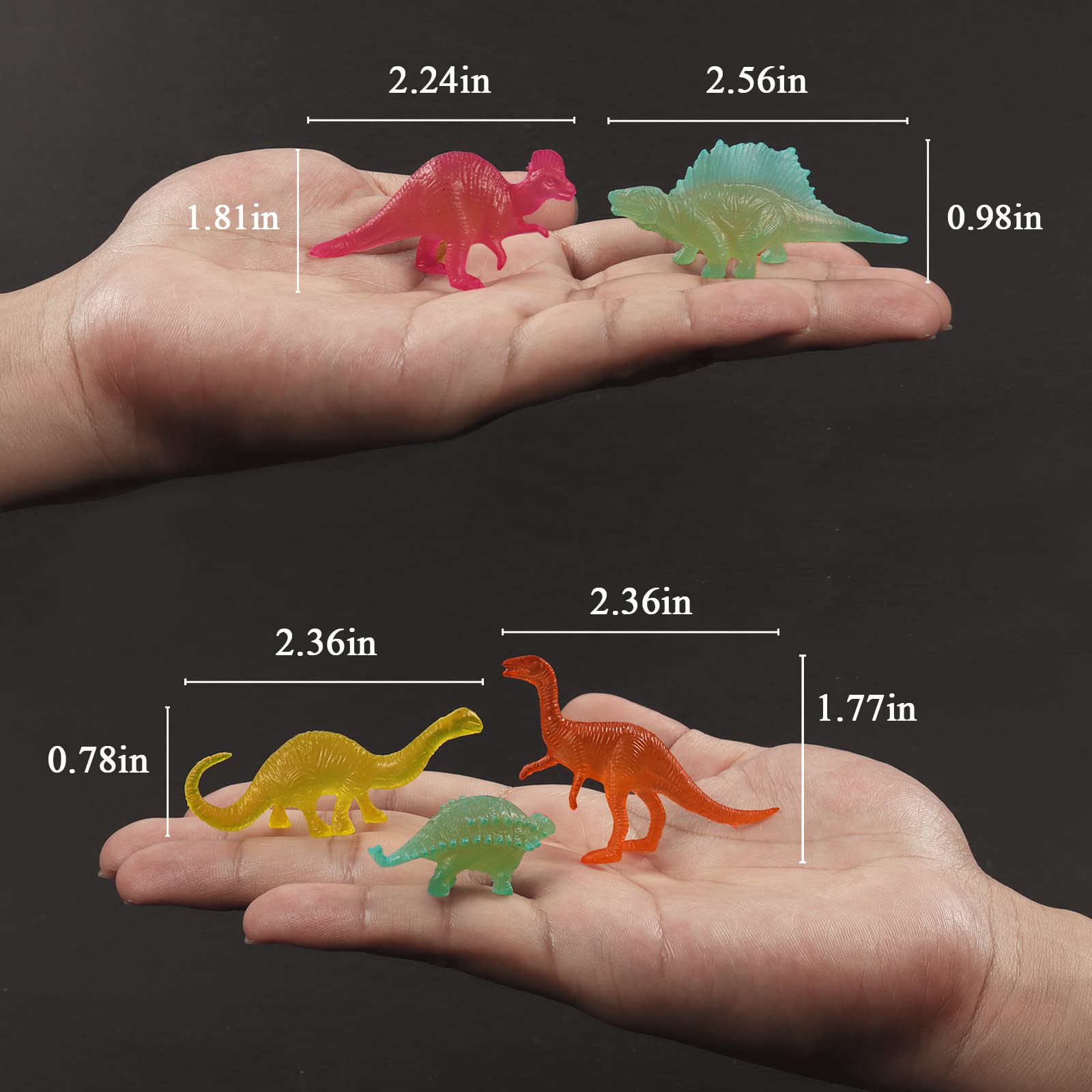 OuMuaMua glow dinosaur toy Monoclonius enhances imaginative play with clear nighttime visibility.