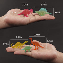 OuMuaMua glow dinosaur toy Monoclonius enhances imaginative play with clear nighttime visibility.