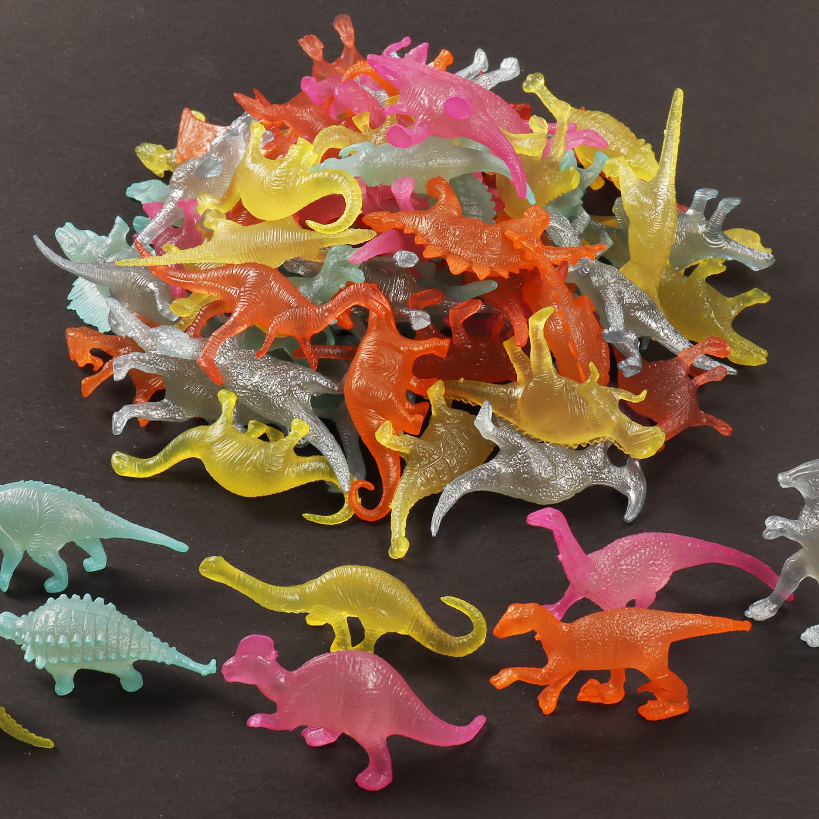 OuMuaMua glow dinosaur toy Stegosaurus provides safe, bright luminescence for home adventures.