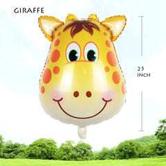 OuMuaMua Jungle Safari balloons DIY arch setup for creative decorating.
