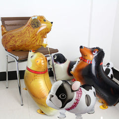 OuMuaMua walking dog balloon Pug, charming party accent