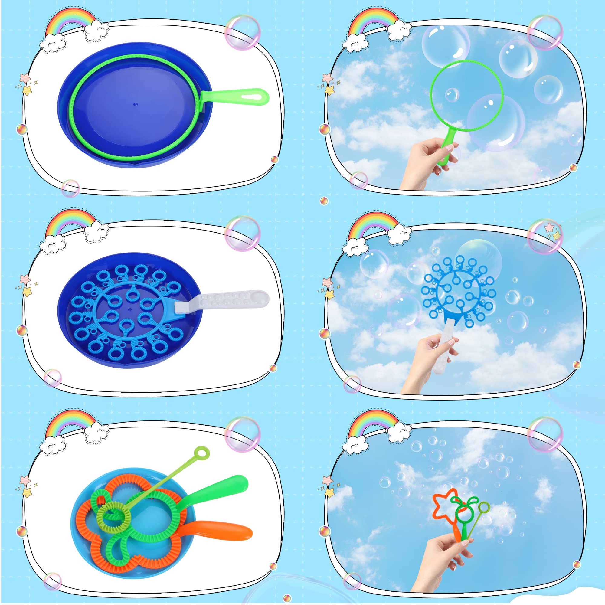 Oun Nana big bubble wands promote outdoor summer play for kids.
