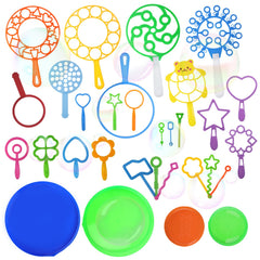 Oun Nana Bubble Wands Set with Tray for outdoor family play.