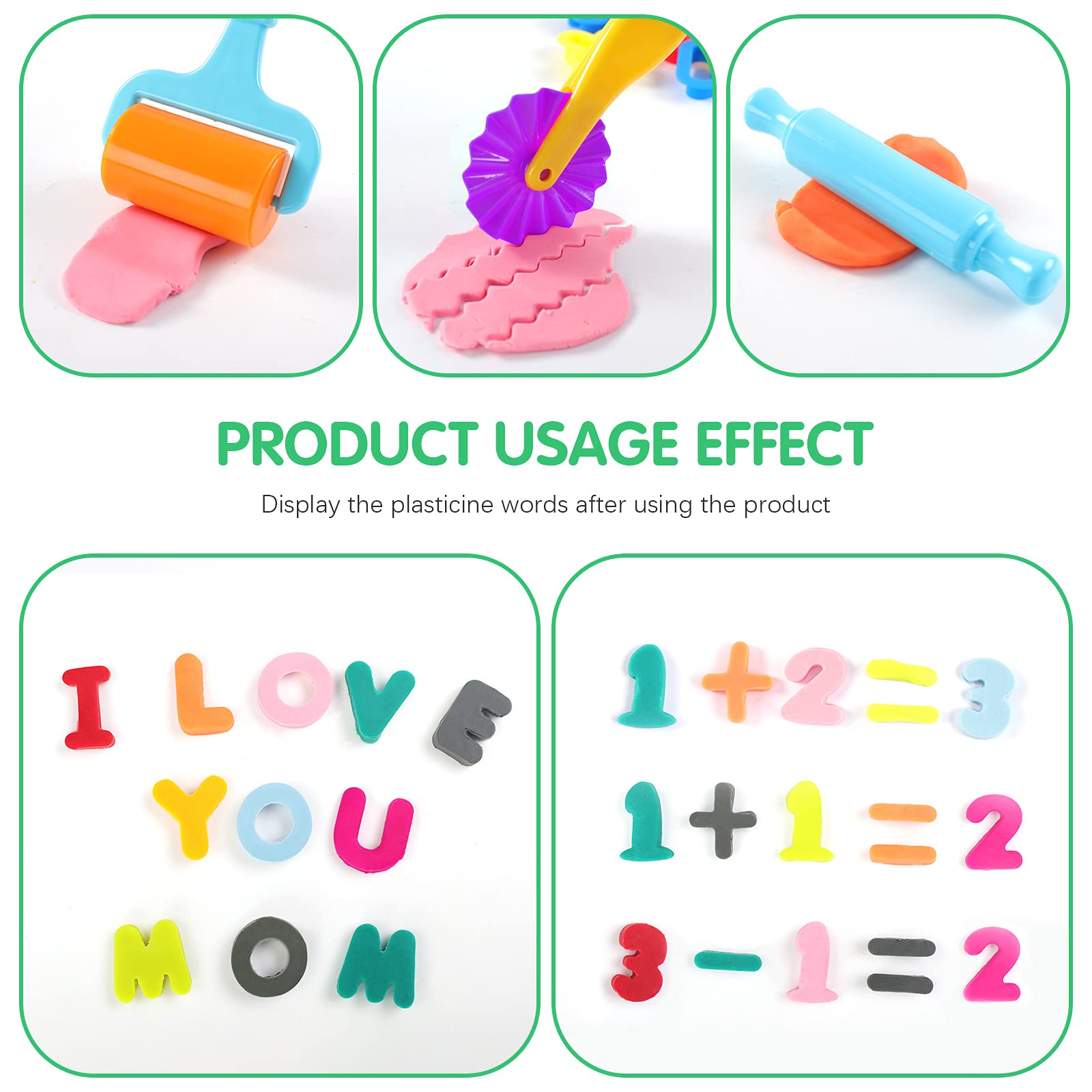 Oun Nana alphabet cutters support hands-on letter recognition during play.